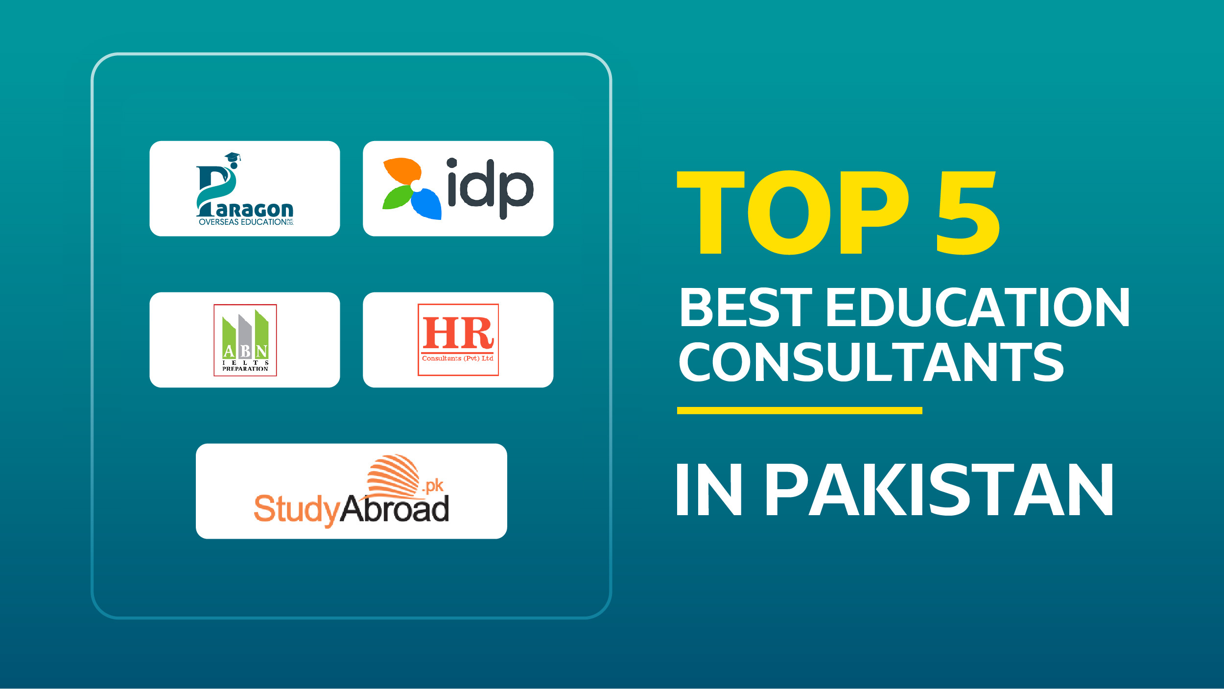 top 5 Education Consultants in Pakistan