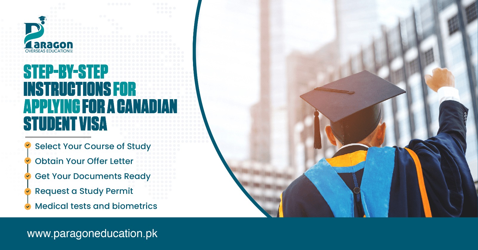 step-by-step instructions for applying for a canadian student visa